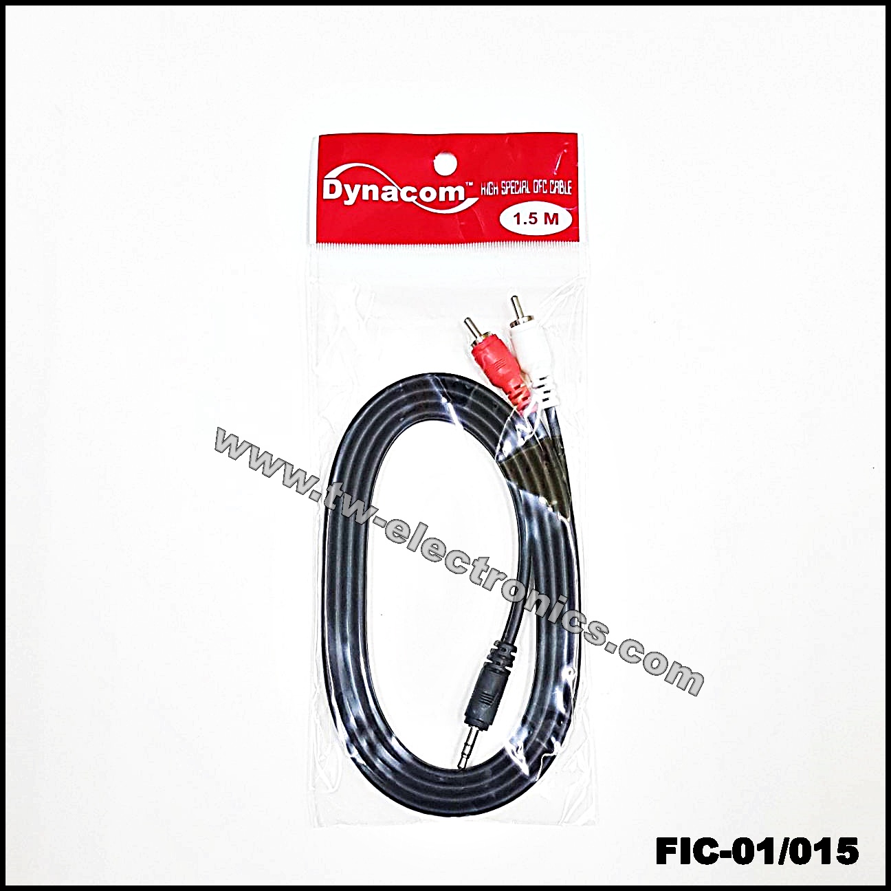 สาย 3.5 Stereo to RCA 2หัว (1.5 เมตร) / FIC-01/015