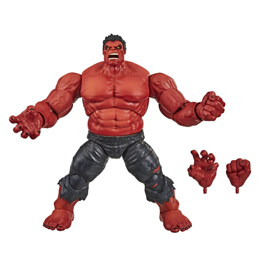 Hasbro Marvel Legends Series Hulk Figure ฮาสโบร มาร์เวล เลเจนด์ ซีรี่ย์ส หุ่นโมเดลฟิกเกอร์ ฮัลค์ สีแดง 6 นิ้ว ลิขสิทธิ์แท้