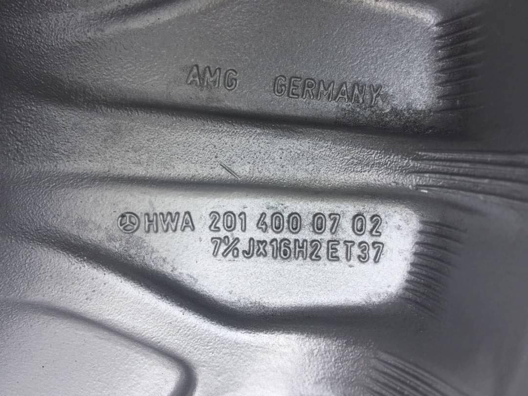 ล้อแท้ AMG Hammer 16"x 7.5". Et 37