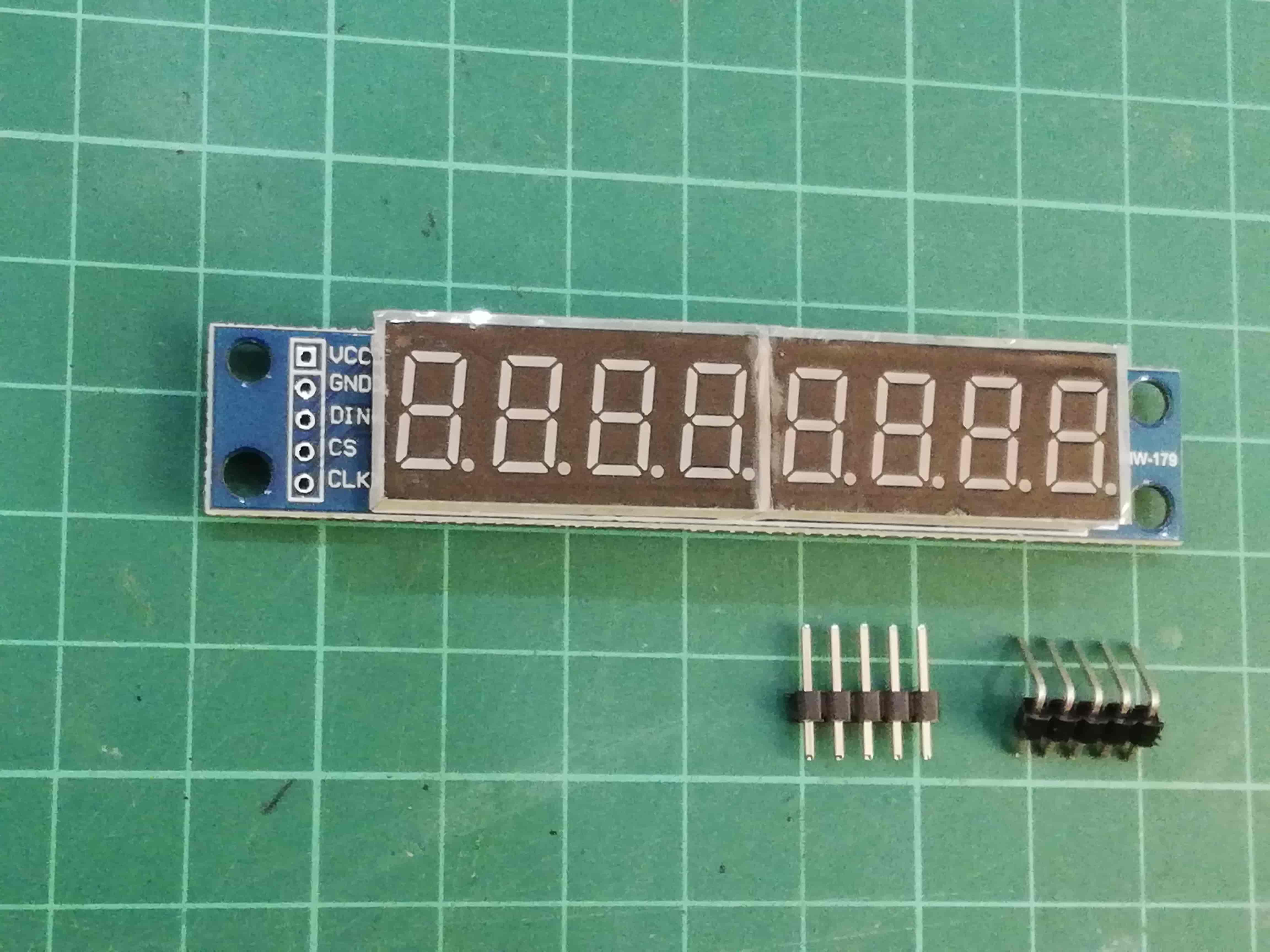 MAX7219 8DIGI LED display