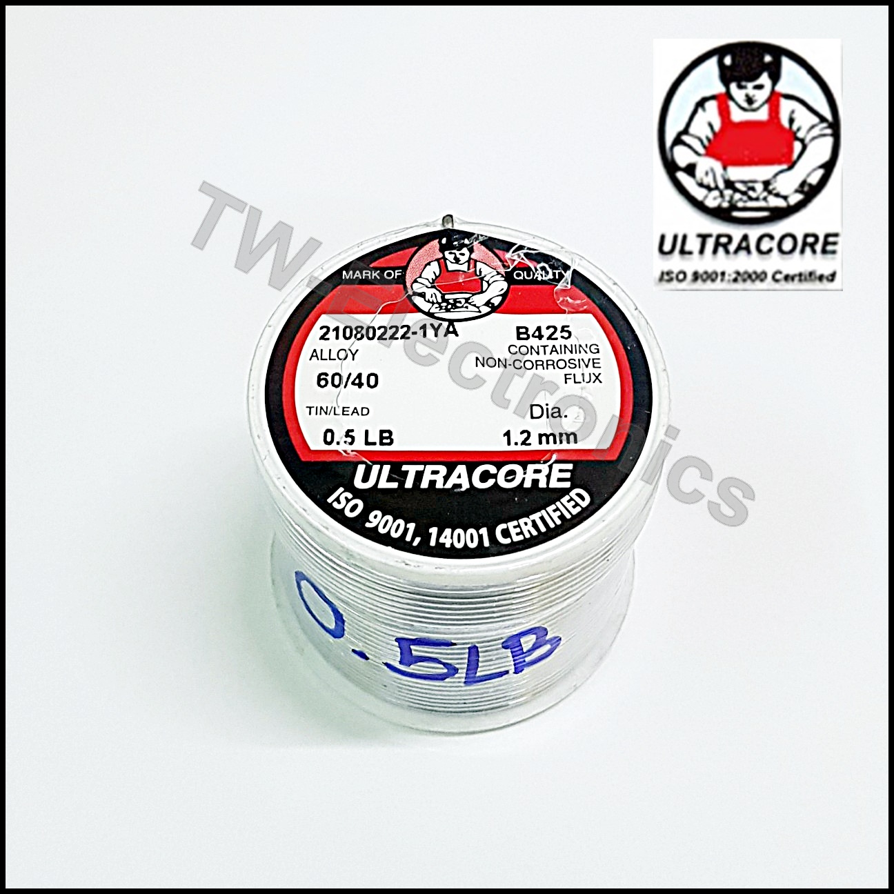 ตะกั่วบัดกรี ULTRACORE 1.2 มม. / 0.5 ปอนด์