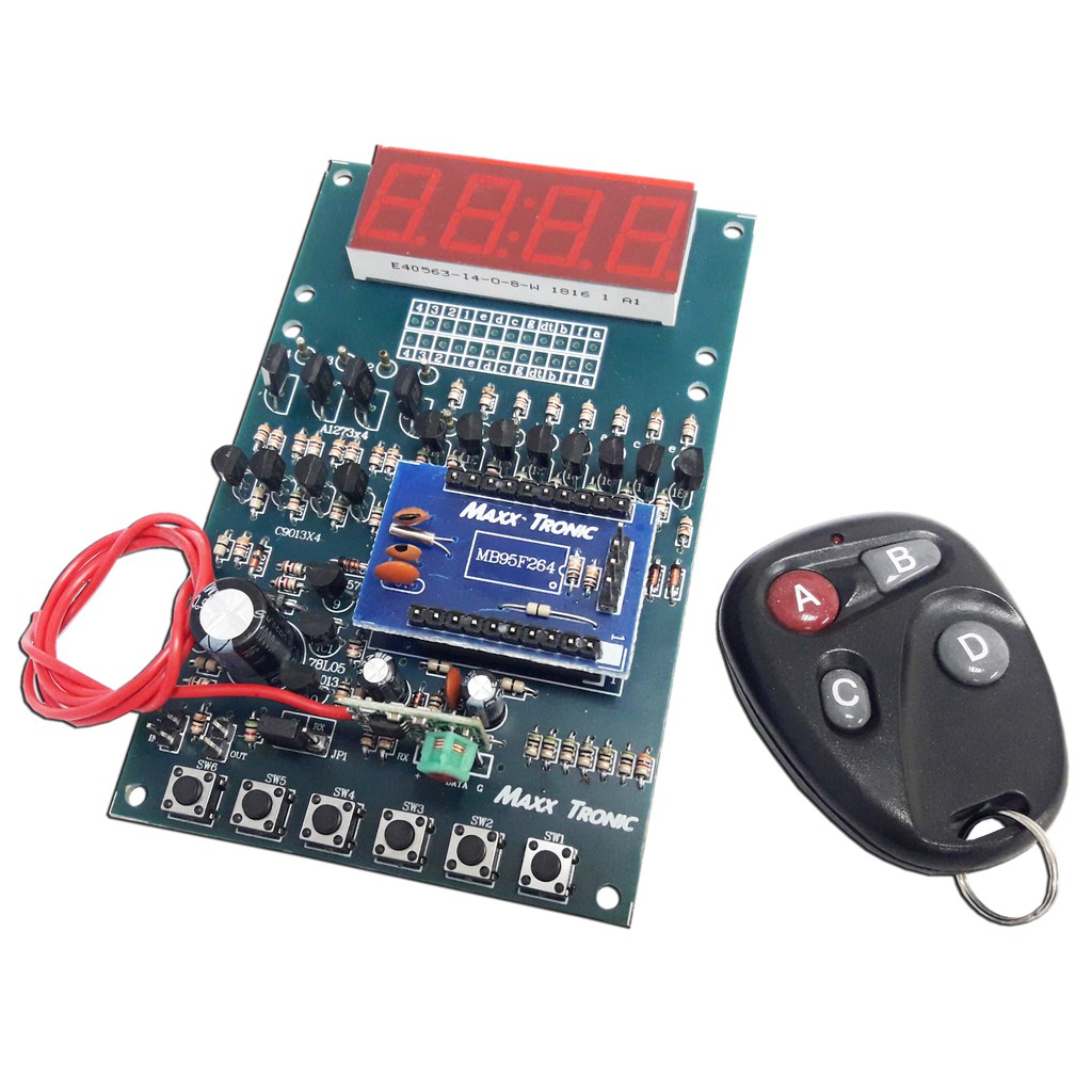 Maxxtronic MXA128 เครื่องนับจำนวน 4 หลัก พร้อมรีโมทคอนโทรล