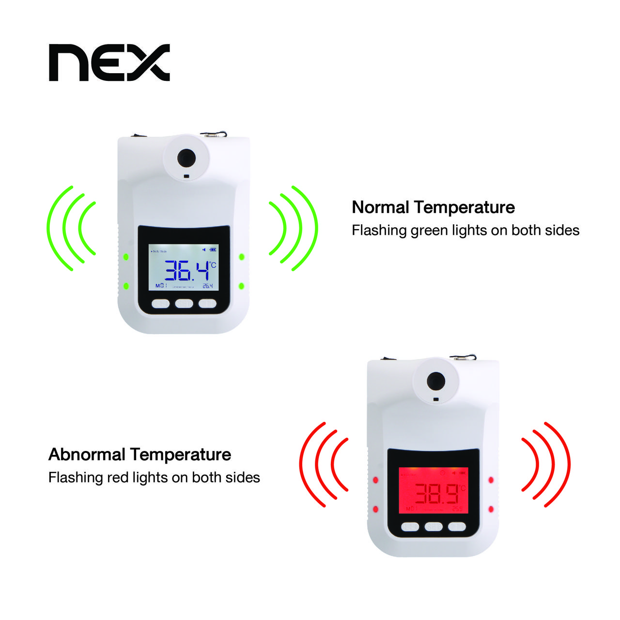 ขายถูก Thermometer K3 Pro Nex เครื่องวัดอุณหภูมิหน้าผาก ผ่ามือ ไร้ความเสี่ยง รับประกันสินค้า 1ปี 📣📣>> มีใบอนุญาตินำเข้าเครื่องมือแพทย์ หนังสือรับรองการขายเลขที่ 20200104📣📣