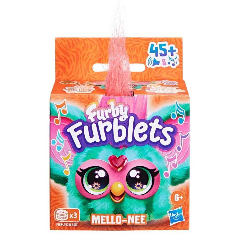 Hasbro Furby Furblets Mello-Nee Mini Electronic Plush Toy ฮาสโบร ตุ๊กตา เฟอร์บี้ เมลโล-นี่ มีเสียง ลิขสิทธิ์แท้