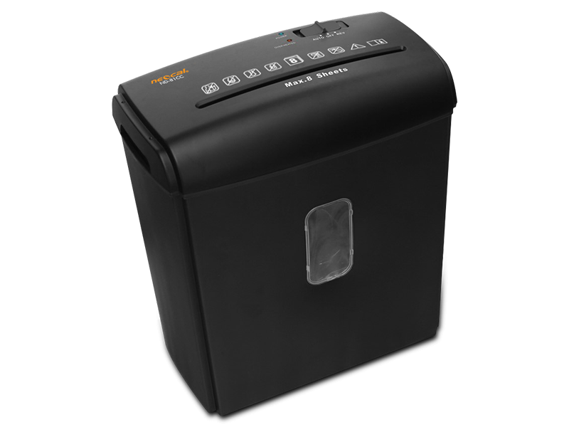 ขายถูก Neocal Paper Shredder ND-81CC ตัด Cross Cut 8 แผ่น/ครั้ง (75 แกรม)