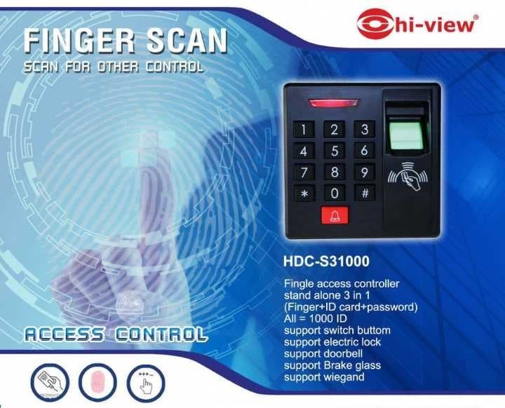 ขายถูก Hiview HDC-S31000 Fingle Scan stand alone 3 in 1 (เครื่องสแกนลายนิ้วมือ 3 in 1) สแกนลายนิ้วมือ / ทาบบัตร ประกันศูนย์