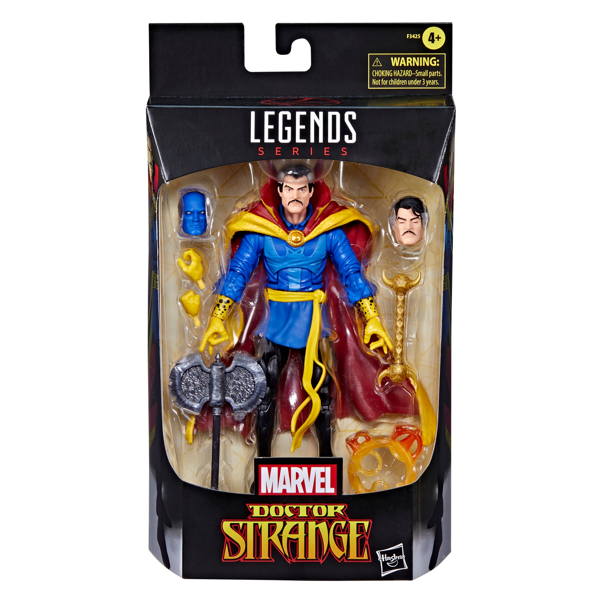 Hasbro Marvel Legends Series Doctor Strange Classic Comics 6-inch Figure ฮาสโบร มาร์เวล เลเจนด์ ซีรี่ย์ส หุ่นโมเดลฟิกเกอร์ ด็อกเตอร์ สเตรนจ์ คลาสสิค คอมมิคส์ ขนาด 6 นิ้ว ลิขสิทธิ์แท้