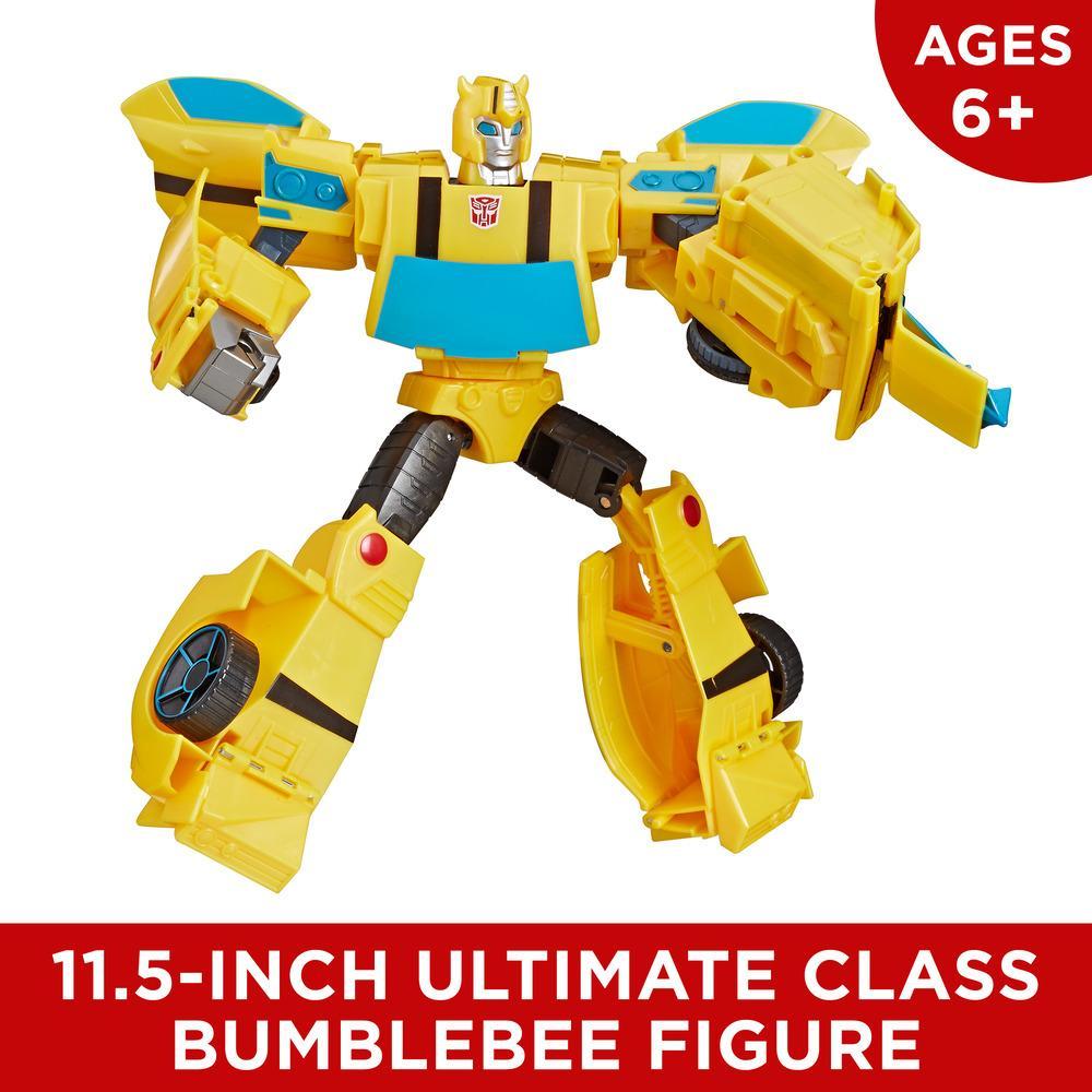 Hasbro Transformers Cyberverse Ultimate Class Bumblebee Action Figure ฮาสโบร ทรานสฟอเมอร์ส ไซเบอร์เวิร์ส อัลติเมต คลาส หุ่นยนต์บัมเบิ้ลบี ขนาด 11.5 นิ้ว ลิขสิทธิ์แท้