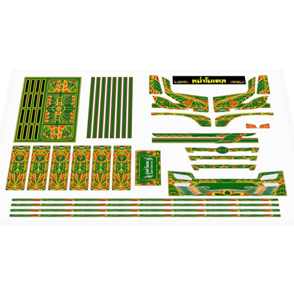 สติ๊กเกอร์รถหม่ำโมเดล 1/24 ลายรถดั้มคลาสสิค สติ๊กเกอร์แต่งรถบรรทุก สติ๊กเกอร์โมเดลรถบรรทุก สติ๊กเกอร์รถดั้มสวยๆ