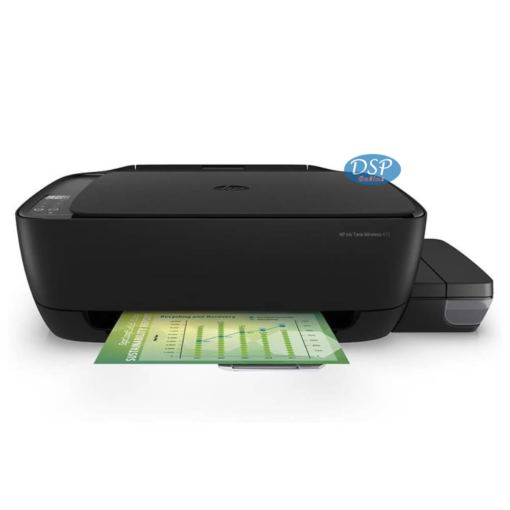 ขายถูก HP DeskJet Ink 415 + INK TANK All-in-One Printer เครื่องพิมพ์ ถ่ายเอกสาร สีและขาวดำ สแกน ระบบแทงค์ WiFi สั่งพิมพ์จากมือถือได้ ประกันศูนย์