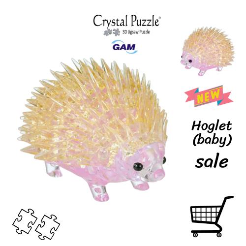 Hoglet (Hedgehog baby) :55 Pcs.3D Crystal Puzzle