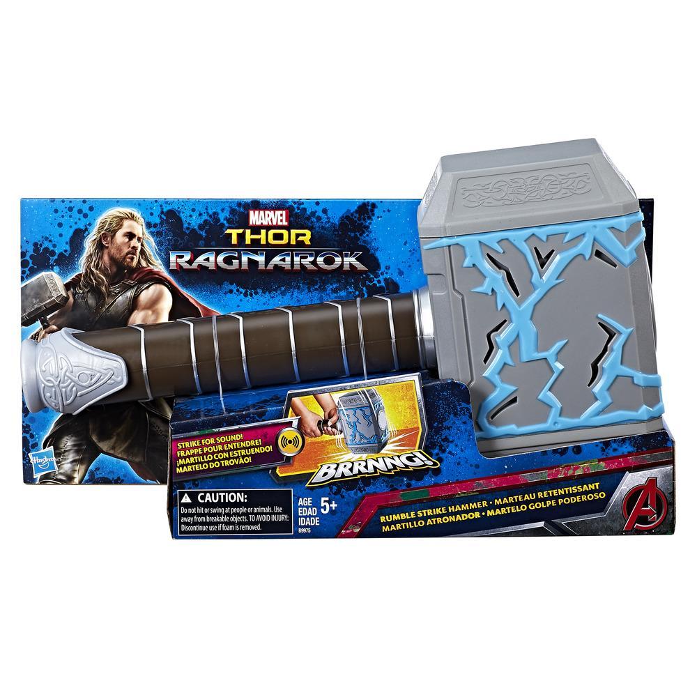HASBRO MARVEL THOR : RAGNAROK THOR RUMBLE STRIKE HAMMER ฮาสโบร มาร์เวล ค้อนธอร์ รุ่น B9975 ลิขสิทธิ์แท้