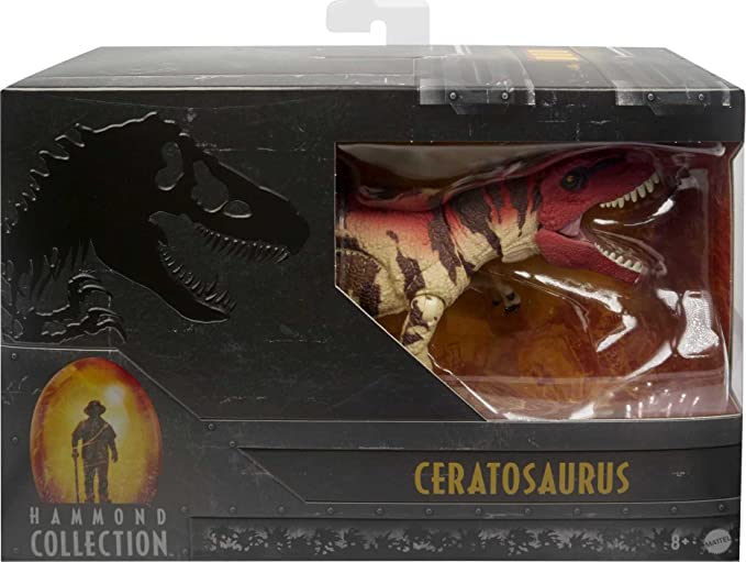 Mattel Jurassic World Hammond Collection Ceratosaurus (HFG71) แมทเทล จูราสสิค เวิลด์ ของเล่นแอ็กชั่นฟิกเกอร์ไดโนเสาร์ เซอราโตซอรัส
