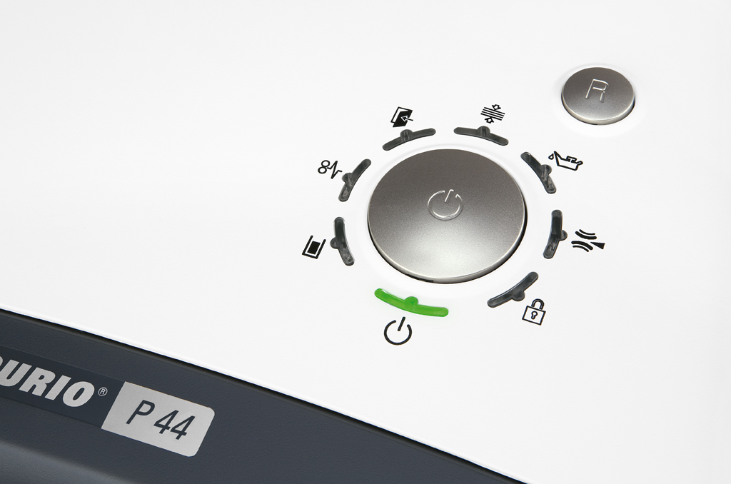 ขายถูก เครื่องทำลายเอกสาร Securio P44 (3.9mm.) 56-58แผ่น ตัดเป็นเส้น