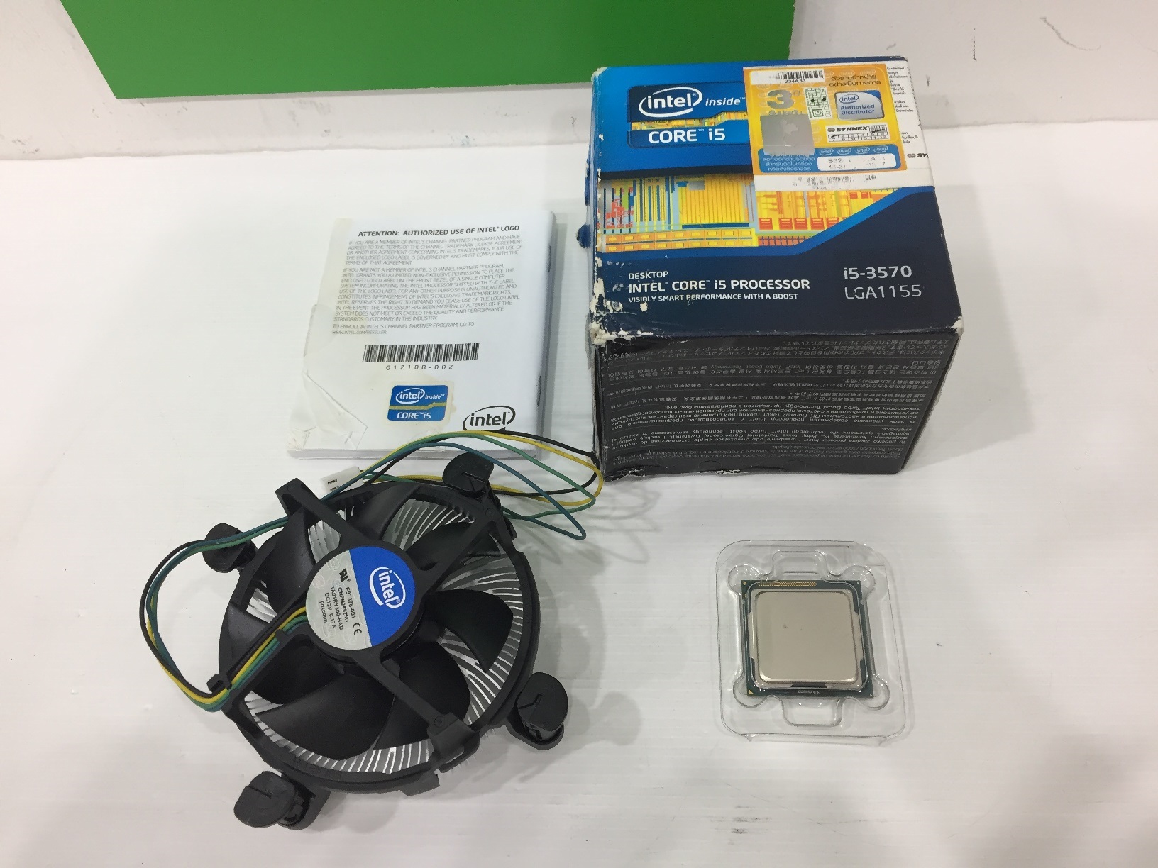 Intel® Core™ i5-3570 3.40 GHz + พัดลมแท้ + กล่อง