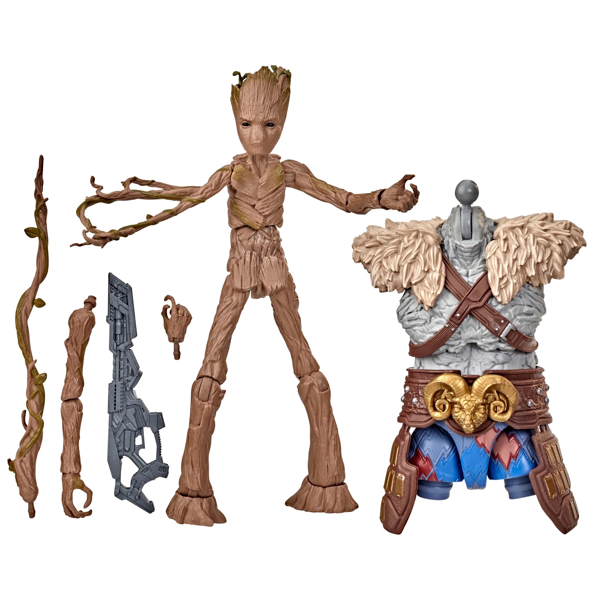 Hasbro Marvel Legends Series Thor : Love and Thunder Set of 7 (Korg BAF) 6-inch Scale Figure ฮาสโบร มาร์เวล เลเจนด์ ซีรี่ย์ส ธอร์ : เลิฟ แอนด์ ธันเดอร์ ครบเซ็ต7ตัว พร้อม BAF คอร์ก ลิขสิทธิ์แท้