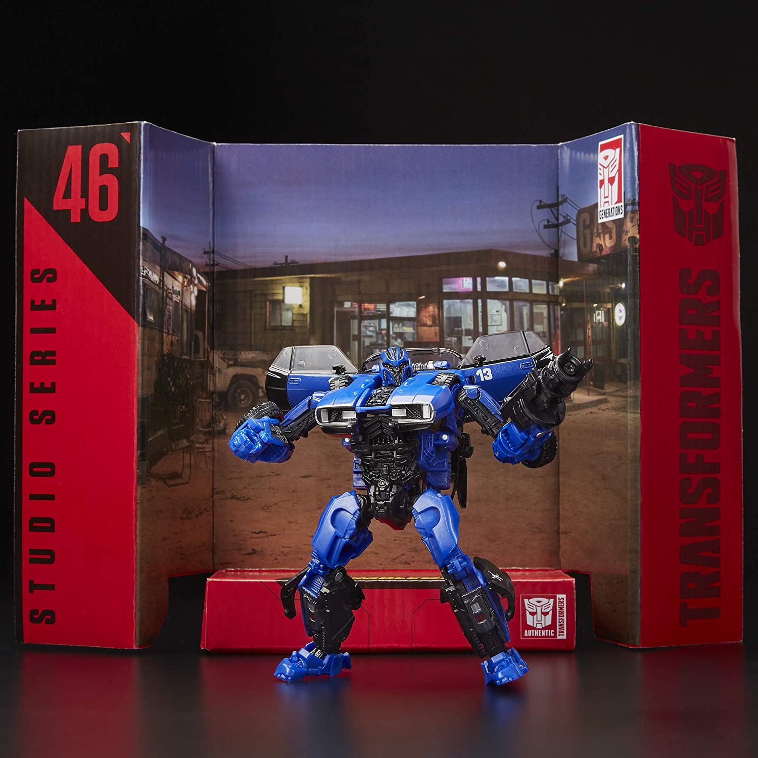 Hasbro Transformers Studio Series 46 Deluxe Class Dropkick 4.5 Inch Action Figure ฮาสโบร ทรานสฟอเมอร์ส สตูดิโอ ซีรีย์ส 46 ดีลักซ์ คลาส หุ่นยนต์ดร๊อปคิ๊ก 4.5 นิ้ว ลิขสิทธิ์แท้