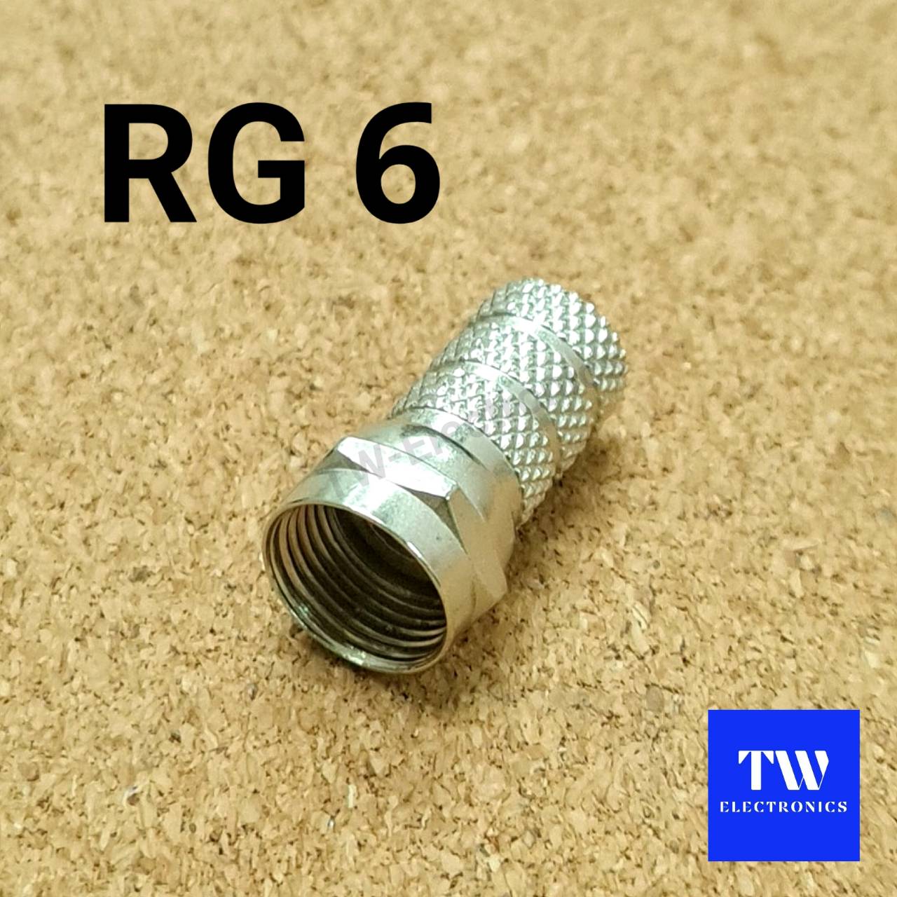 ขั้วต่อF-TYPE (RG6) เกลียวใน