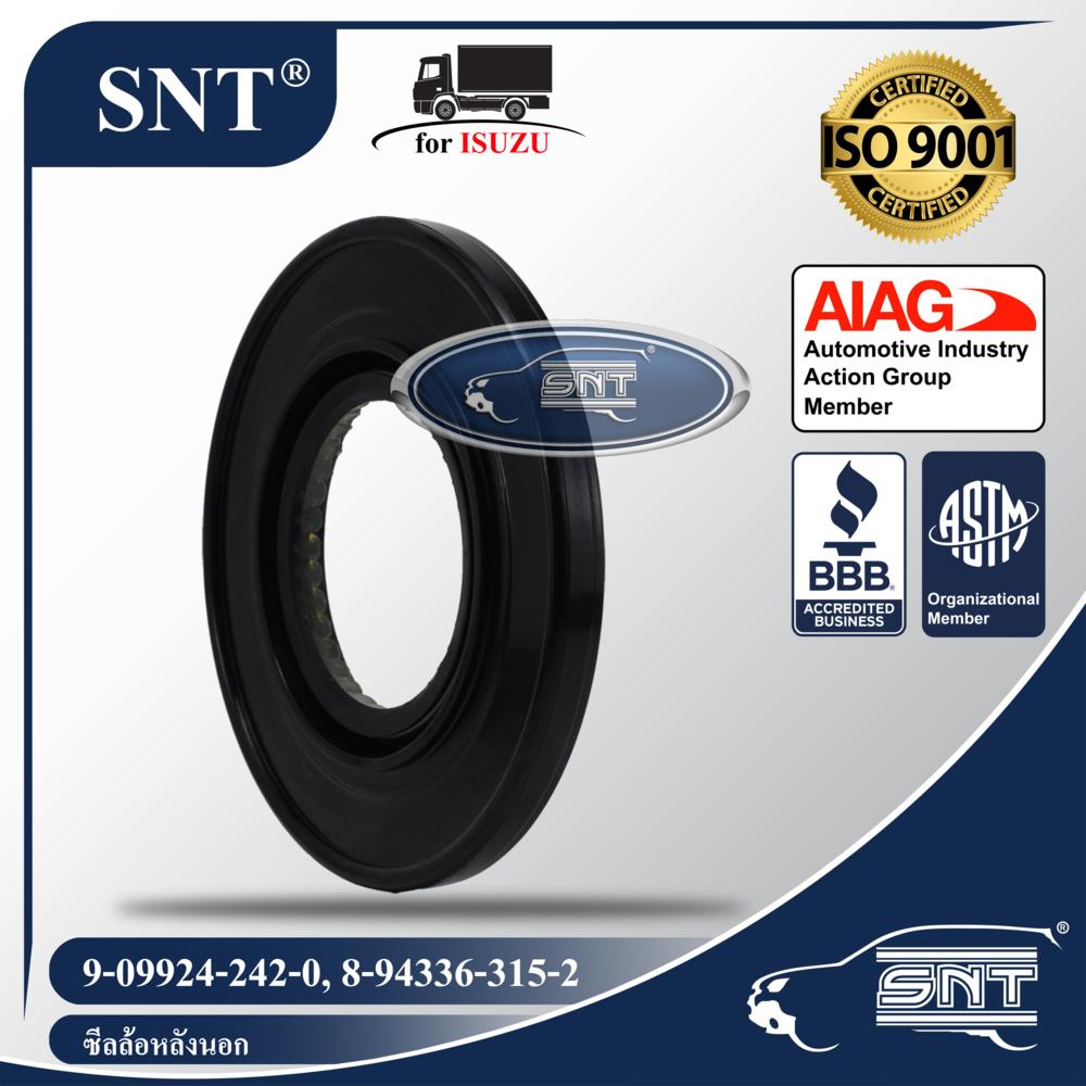 SNT ซีลชุดซ่อม-ล้อหลัง / เพลาลอย, Oil Seal kits - ISUZU ( อีซูซุ ) รุ่น ELF250, NLR, NMR, NKR, NPR, เพลาลอย S250 ELF แอ้ว,TCPY,PRO รุ่นลูกปืนมาตรฐาน P/N 8-94336-314-0, 8-94336315-2