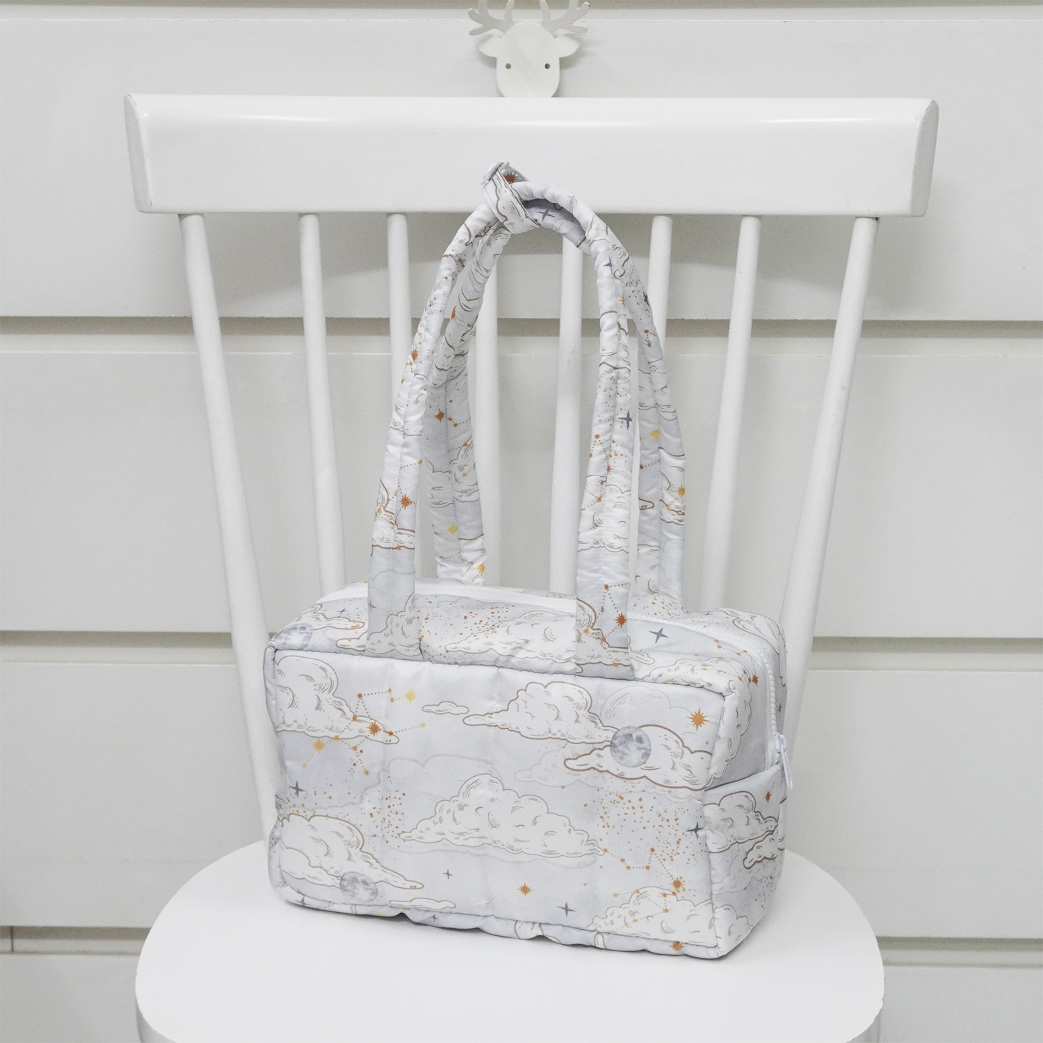 Fluffy Bowling Bag กระเป๋านุ่มนิ่ม ทรง Bowling แบบพร้อมส่ง ลาย Zodiac