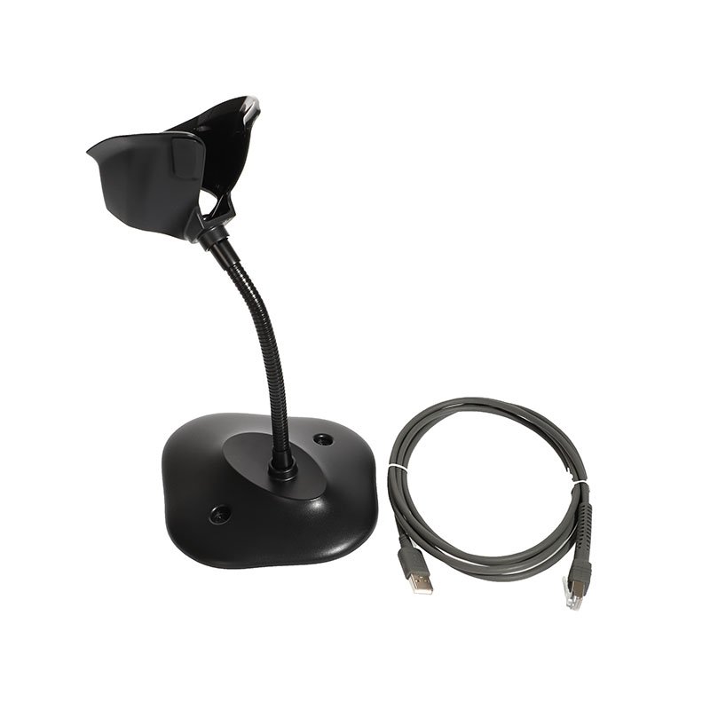 ขายถูก ZEBRA DS4608 เครื่องอ่านบาร์โค้ด 2D USB + STAND (PN:SR7U2100SGW)