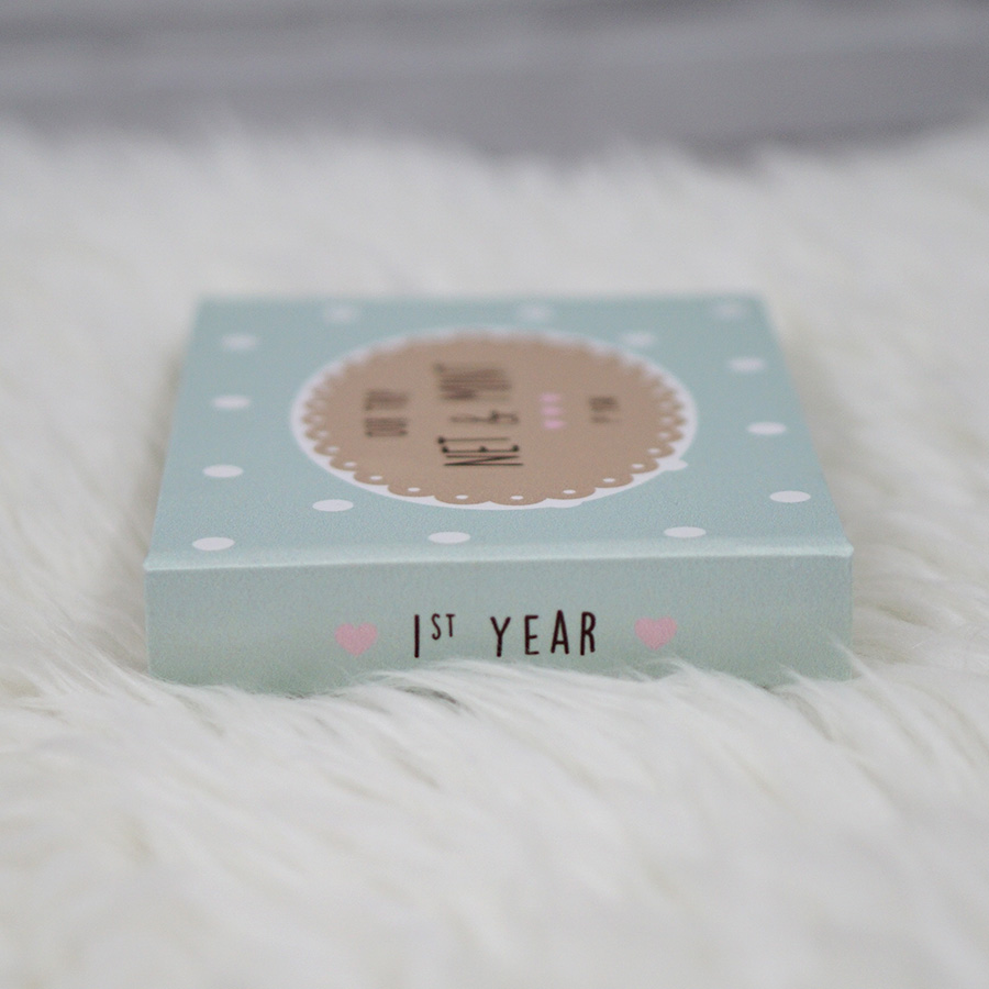 อัลบั้มสั่งทำใส่ชื่อ ลาย Polka Dot - Oval Label