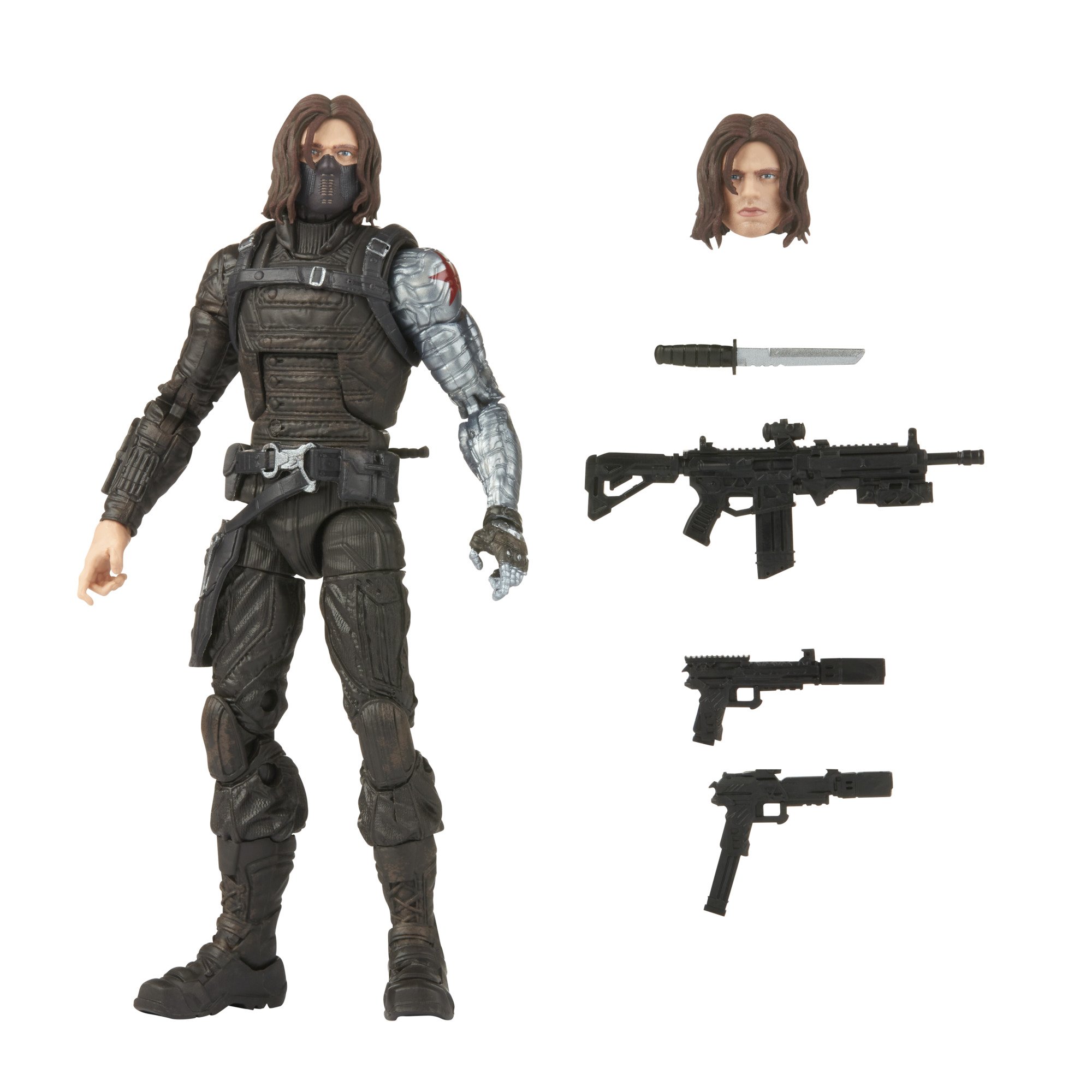 Hasbro Marvel Legends Series Winter Soldier 6-inch Figure ฮาสโบร มาร์เวล เลเจนด์ ซีรี่ย์ส หุ่นโมเดลฟิกเกอร์ วินเทอร์ โซลเยอร์ ขนาด 6 นิ้ว ลิขสิทธิ์แท้