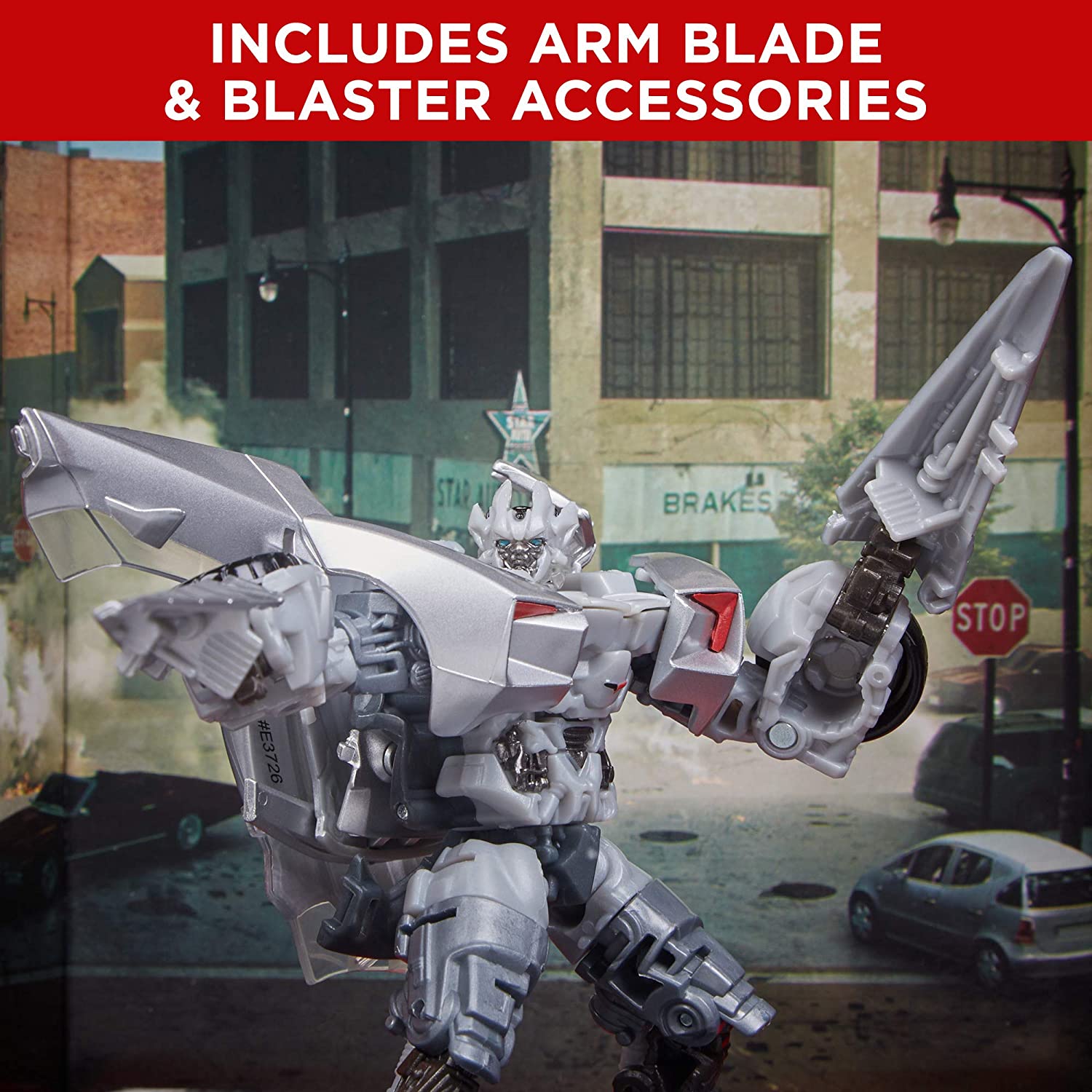 Hasbro Transformers Studio Series 29 Deluxe Class Sideswipe 4.5 Inch Action Figure ฮาสโบร ทรานสฟอเมอร์ส สตูดิโอ ซีรีย์ส 29 ดีลักซ์ คลาส หุ่นยนต์ไซด์สวิป 4.5 นิ้ว ลิขสิทธิ์แท้