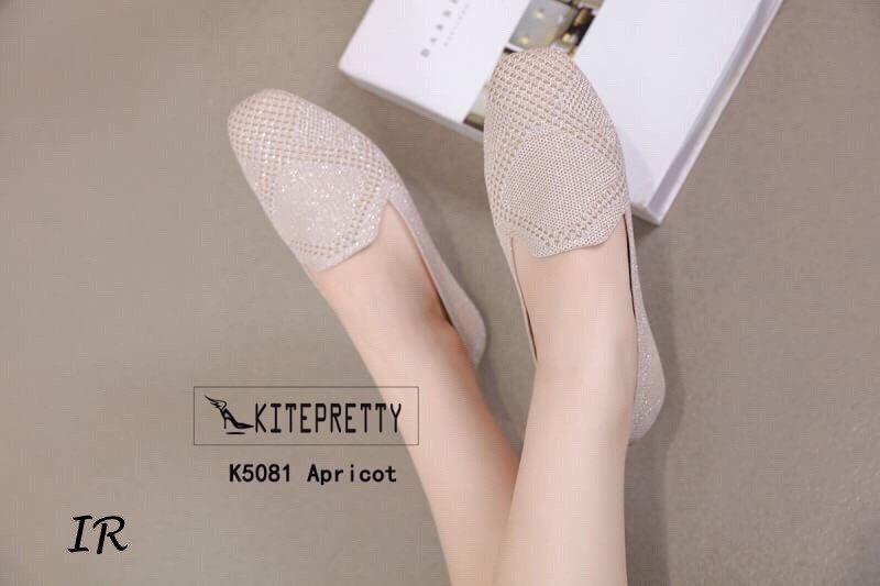 รองเท้าคัทชูไหมพรมนิ่ม (สีชมพู)