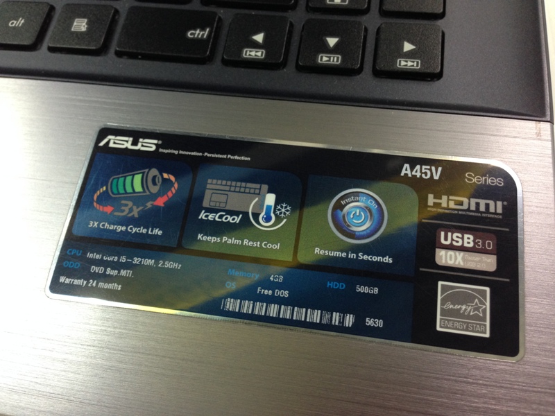 ASUS A45VM