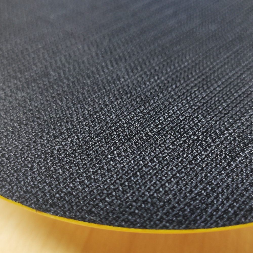 แป้นDA 6นิ้ว M16 ขอบอ่อน แกนแดง