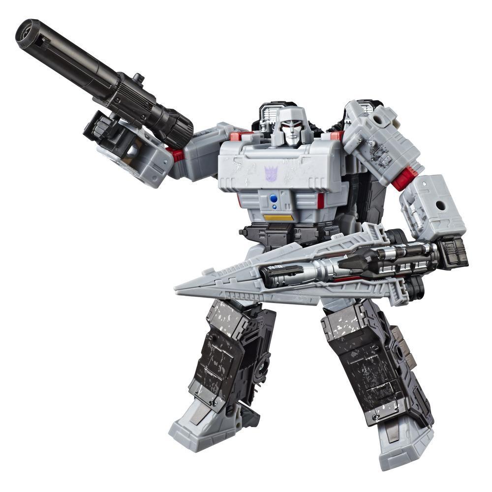 Hasbro Transformers Generations War for Cybertron Siege Voyager Class WFC-S12 Megatron Action Figure ฮาสโบร ทรานสฟอเมอร์ส เจเนอเรชั่น วอร์ ฟอร์ ไซเบอร์ตรอน WFC-S12 วอยเอเจอร์ คลาส หุ่นยนต์ เมกะทรอน 7 นิ้ว ลิขสิทธิ์แท้