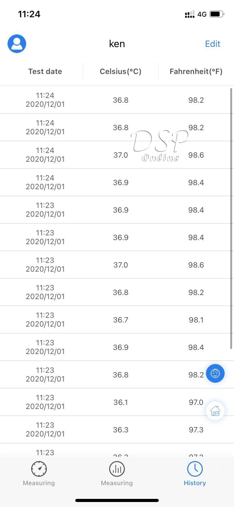 ขายถูก เครื่องวัดอุณหภูมิอินฟราเรด Verified Infrared Thermometer Forehead UFR101 Bluetooth ใช้คู่กับโทรศัพท์มือถือ โดยโหลดโปรแกรมเข้าเครื่อง ระยะห่าง 10 ม เก็บข้อมูลคนเข้าออกได้