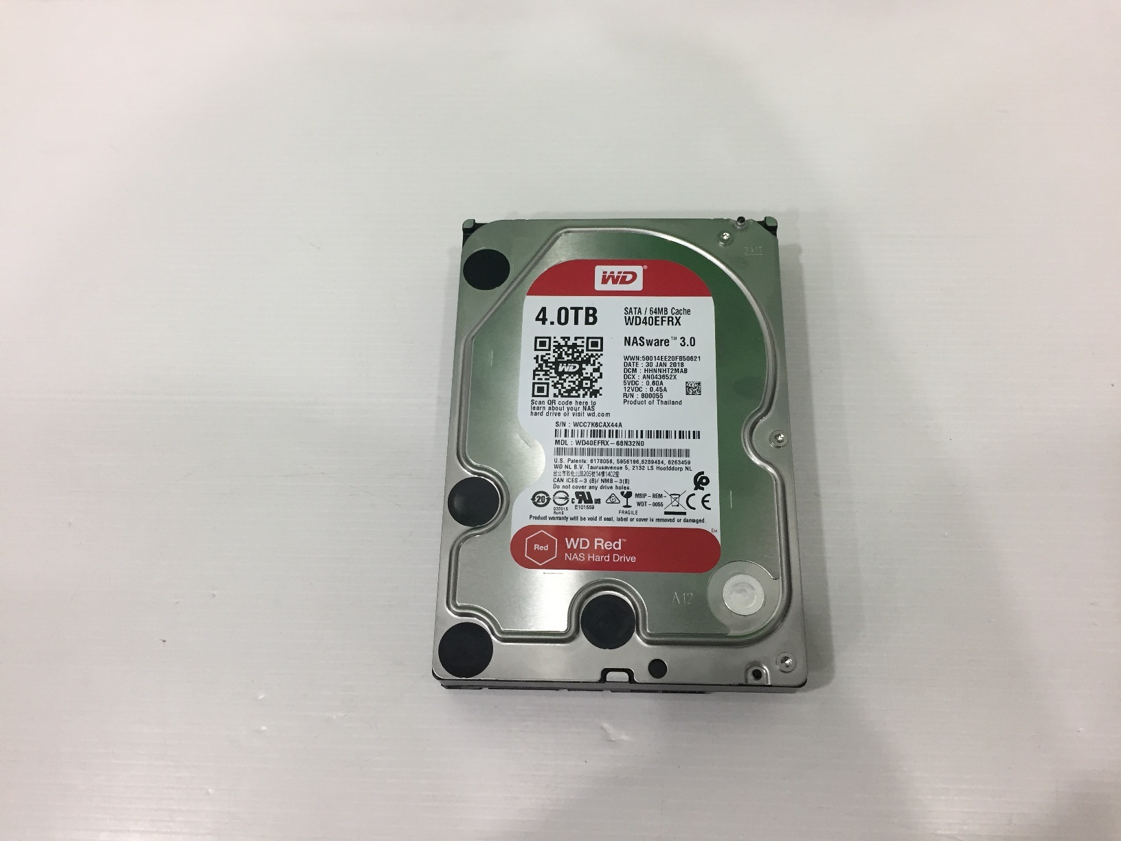 WD Red 3.5" NAS Hard Drives - 4TB (WD40EFRX) 03/2021