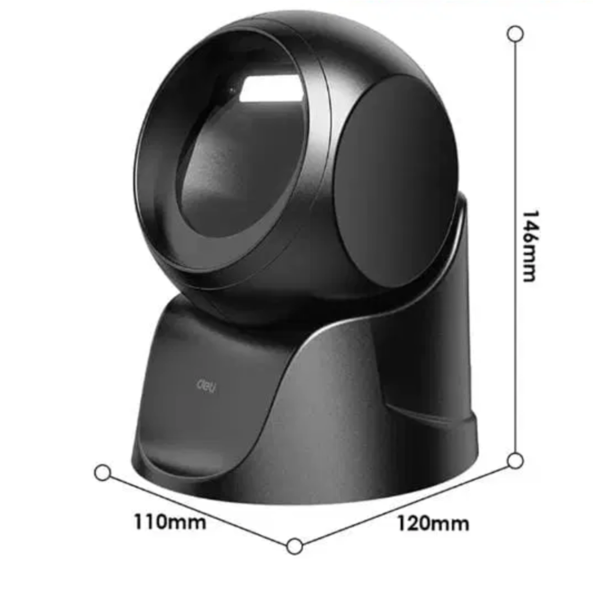 ขายถูก deli DLI-S231 Barcode scanner-CMOS 1D/2D เครื่องสแกนบาร์โค้ดแบบไร้สาย ประกัน1ปี