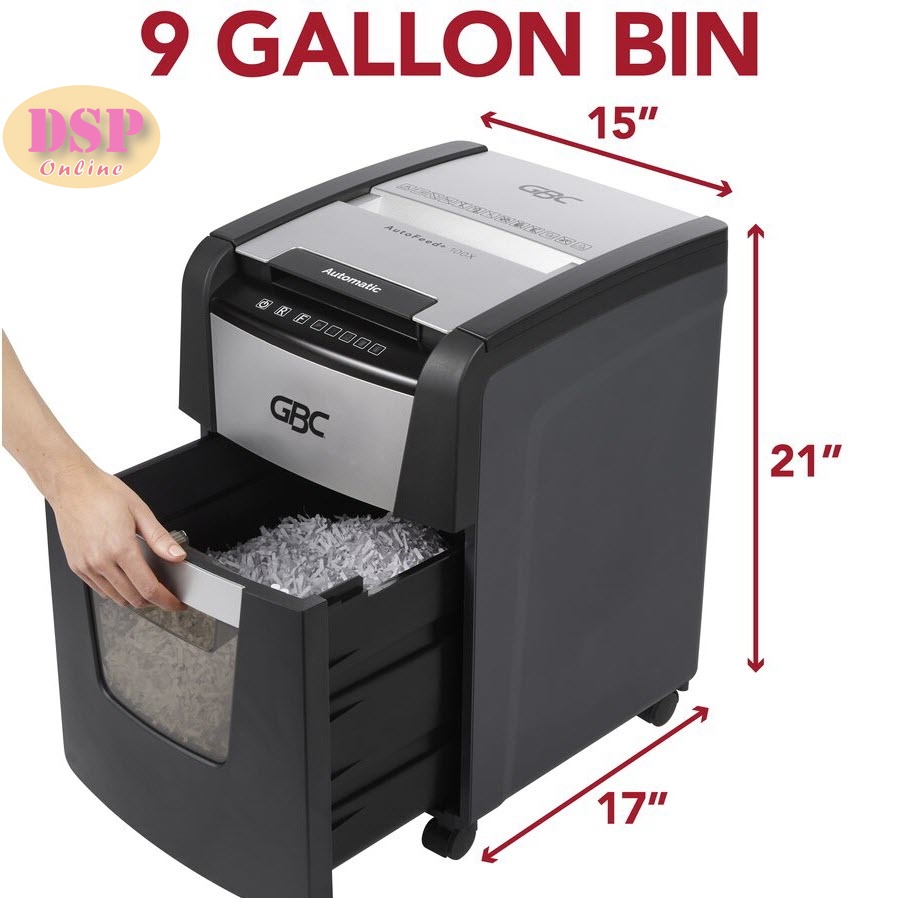 ขายถูก เครื่องทำลายเอกสาร GBC Shredder ShredMaster 100X Auto