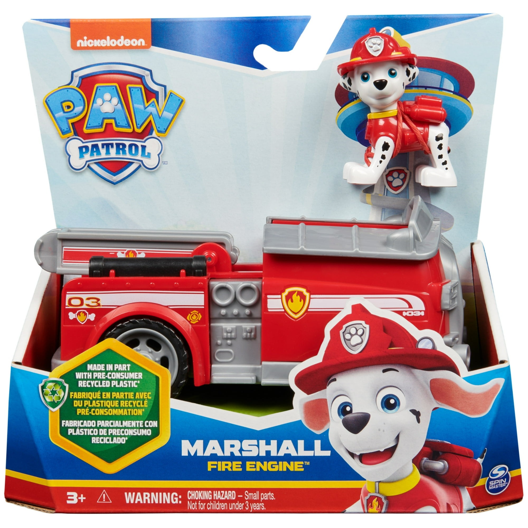 Paw Patrol Basic Vehicles – Marshall ของเล่นรถฟิกเกอร์ พาว พาโทรล มาร์แชล ลิขสิทธิ์แท้