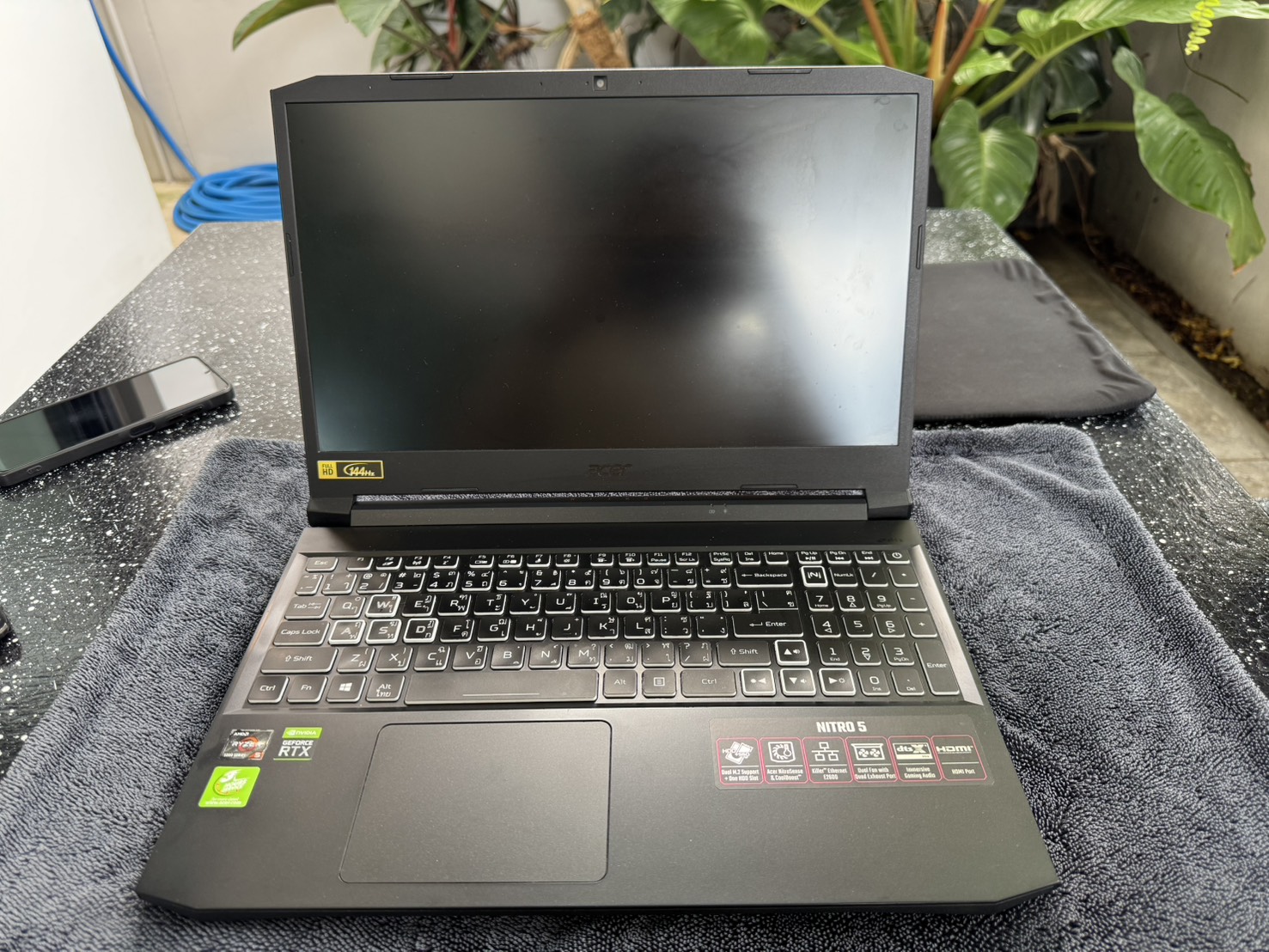 Notebook Acer Nitro 5 AN515-45-R2MT AMD Ryzen 5 5600H Ram 8GB RTX 3050 m.2 512GB