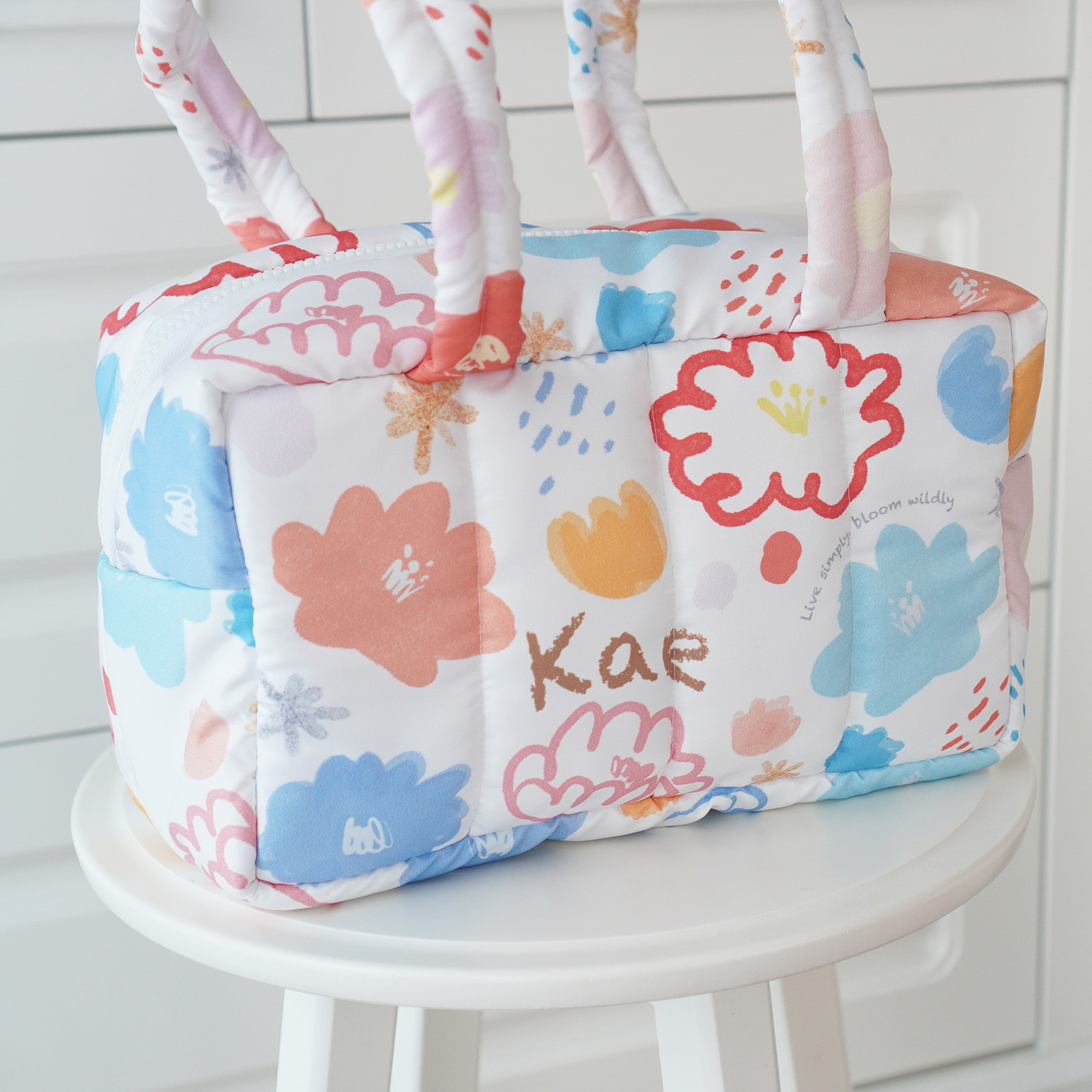 Fluffy Bowling Bag กระเป๋านุ่มนิ่ม ทรง Bowling สั่งทำใส่ข้อความ ลาย Matalada