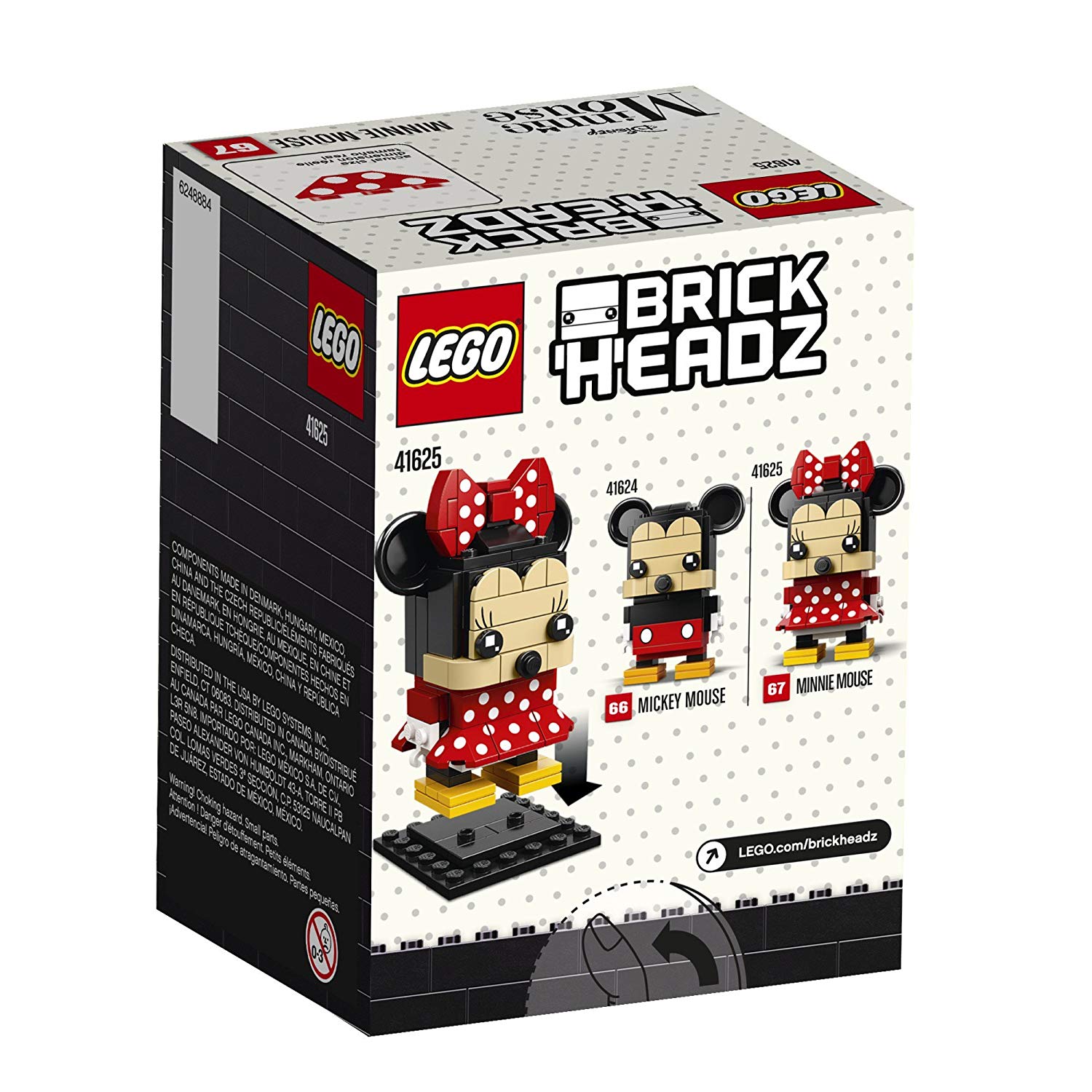 LEGO BrickHeadz - Mickey Mouse รุ่น 41624 / Minnie Mouse รุ่น 41625 (แพ็คคู่)