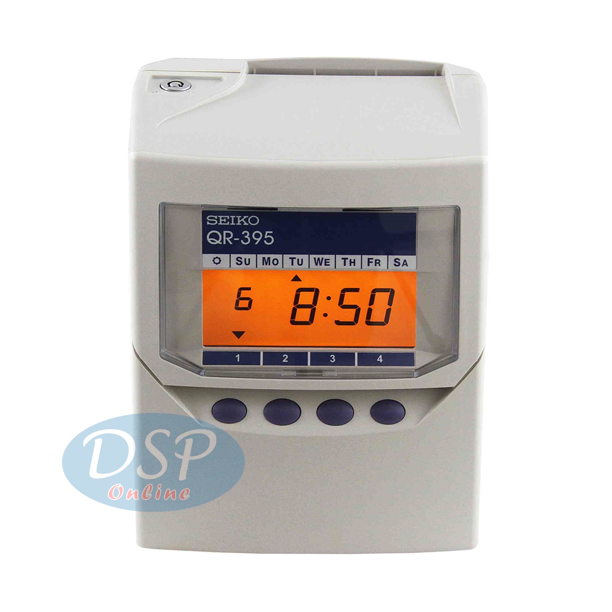 ขายถูก นาฬิกาตอกบัตร SEIKO QR395 รับประกันศูนย์