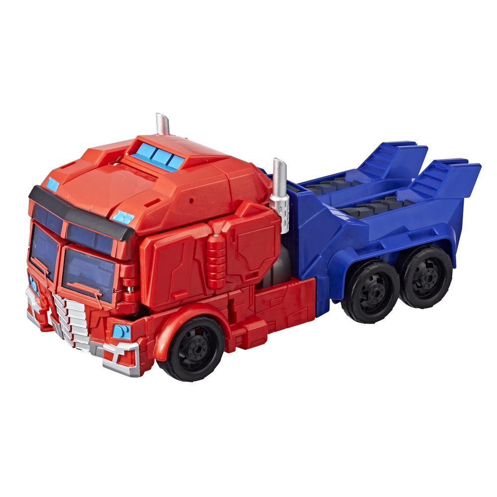 Hasbro Transformers Cyberverse Ultimate Class Optimus Prime Action Figure ฮาสโบร ทรานสฟอเมอร์ส ไซเบอร์เวิร์ส อัลติเมต คลาส หุ่นยนต์ออพติมัส ไพรม์ ขนาด 11.5 นิ้ว ลิขสิทธิ์แท้