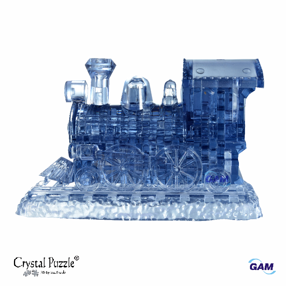 SL Train (Smoke Blue)_3D Crystal Puzzle