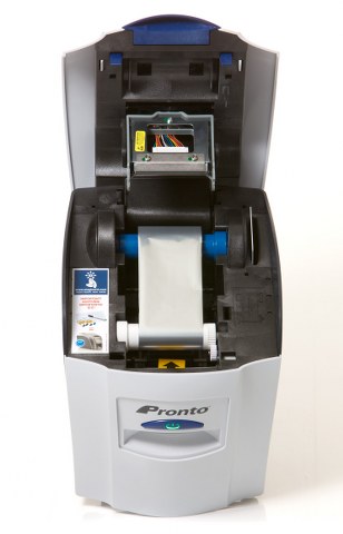 ขายถูก เครื่องพิมพ์บัตรพลาสติก Magicard รุ่น Pronto (Single-Side) เครื่องพิมพ์บัตรพนักงาน พิมพ์บัตรพลาสติก บัตรนักเรียน