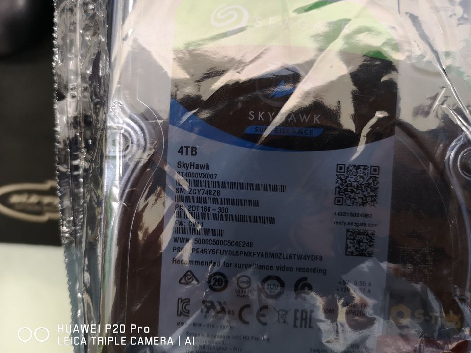 4TB. SEAGATE Skyhawk ST4000VX007 ของใหม่ ประกัน 10/2023