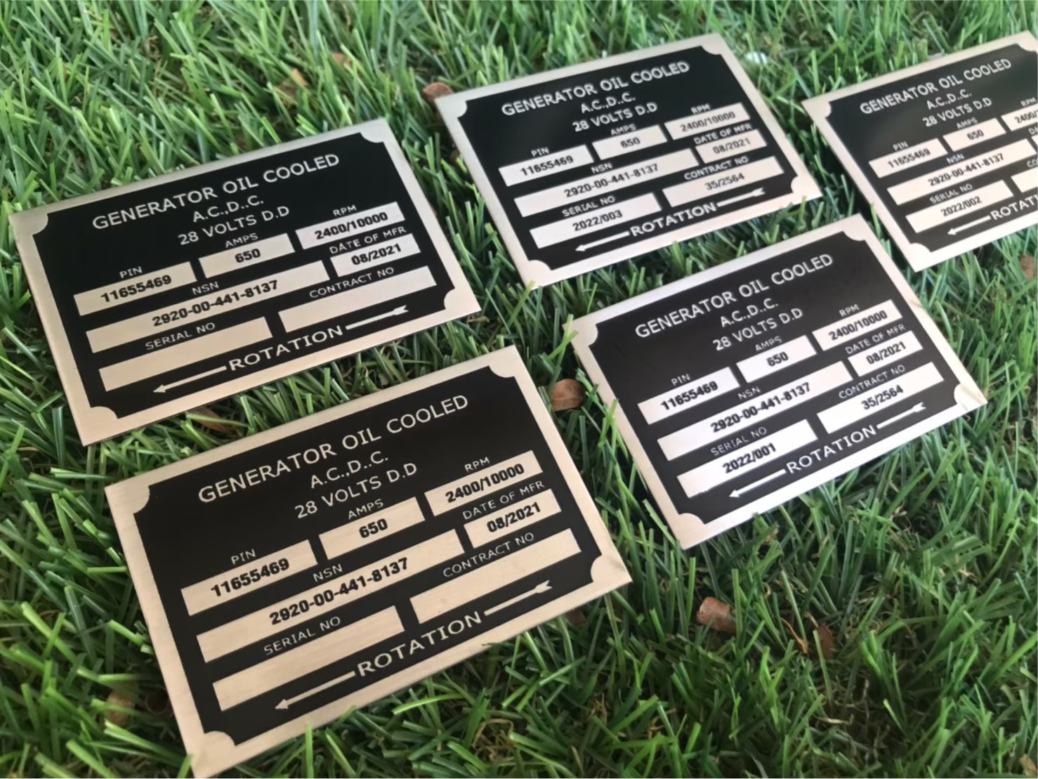 #งานป้ายกัดกรดเนมเพลท