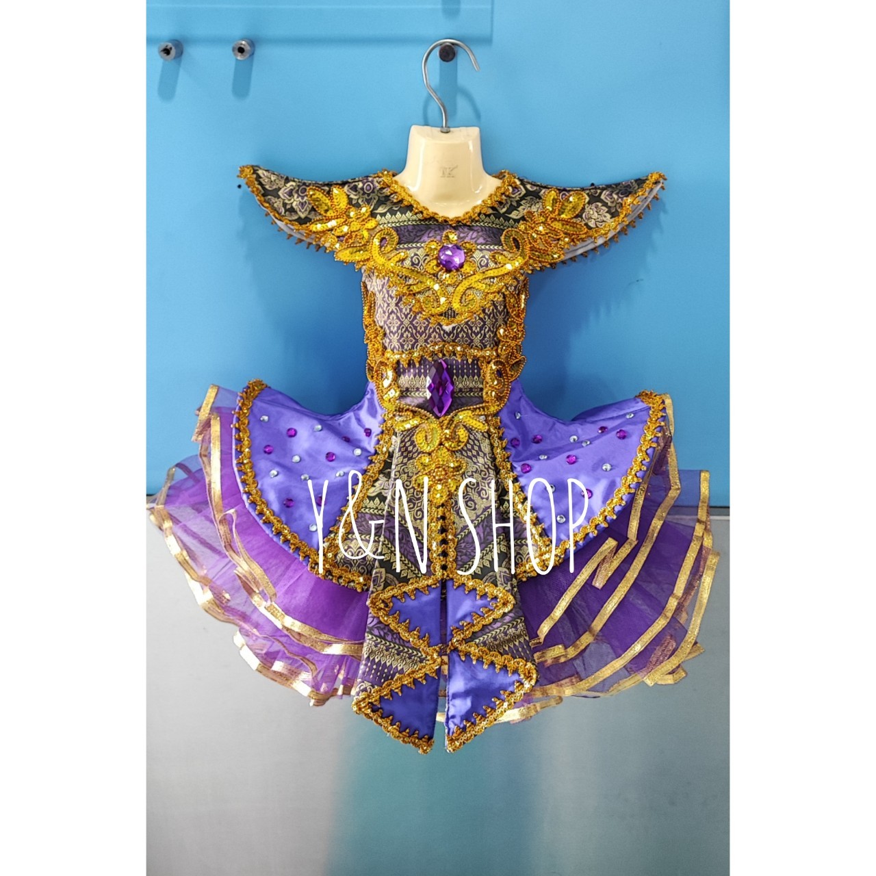 ชุดดรัมเมเยอร์ ชายเด้งพับคู่หน้า ชุดดรัมเมเยอร์เด็ก ชุดเชียร์ลีดเดอร์เด็ก