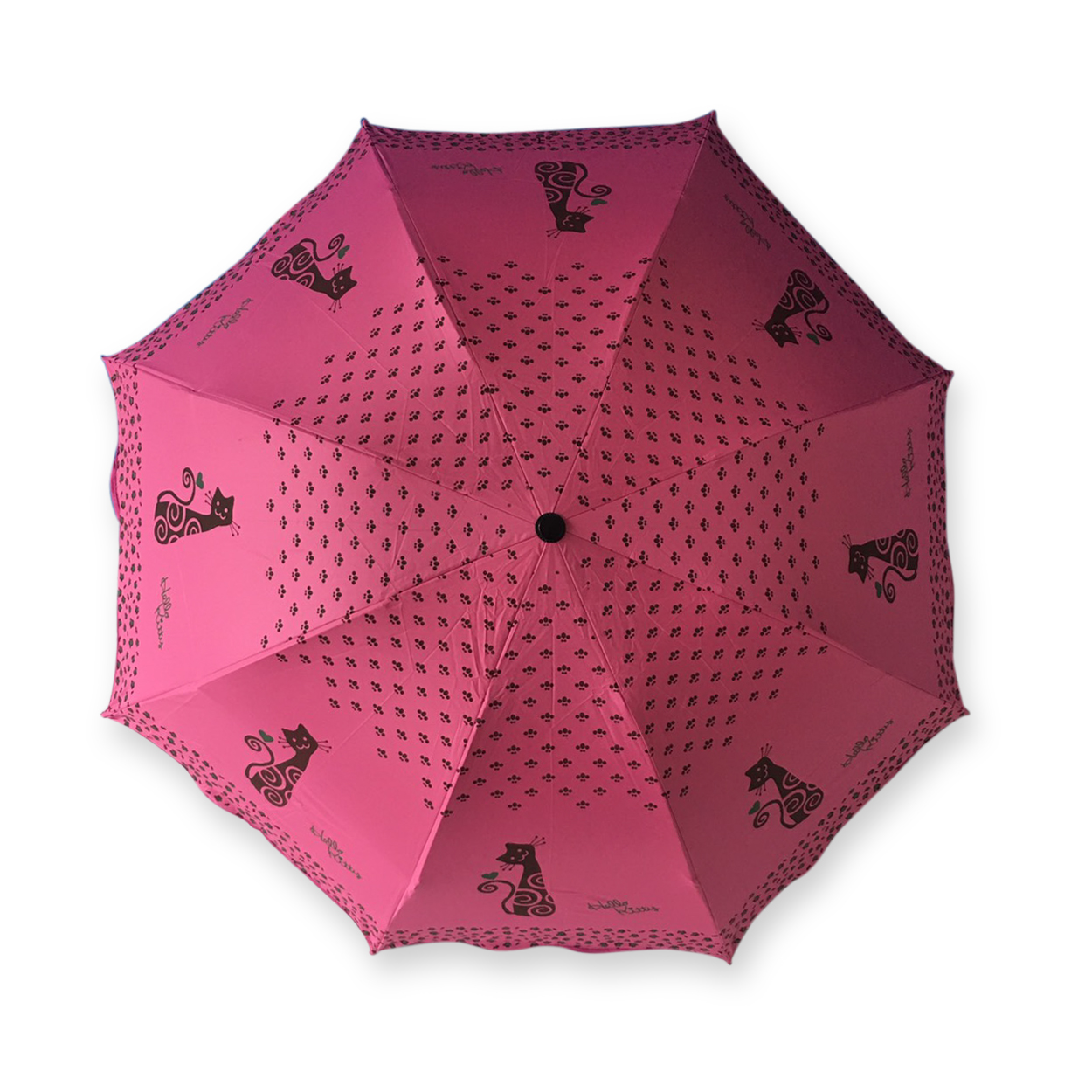 ร่มโค้งแฟชั่นยูวีดำรหัส 8034