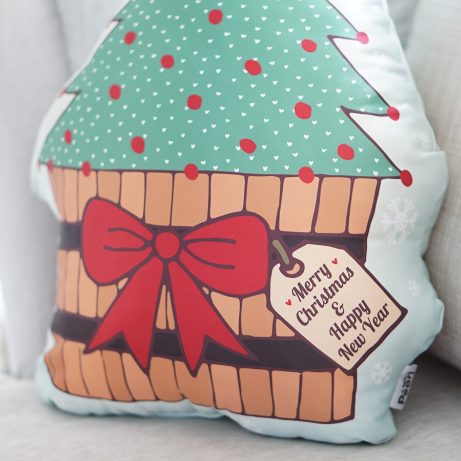 หมอนลายต้นคริสมาสต์ Chirstmas Tree