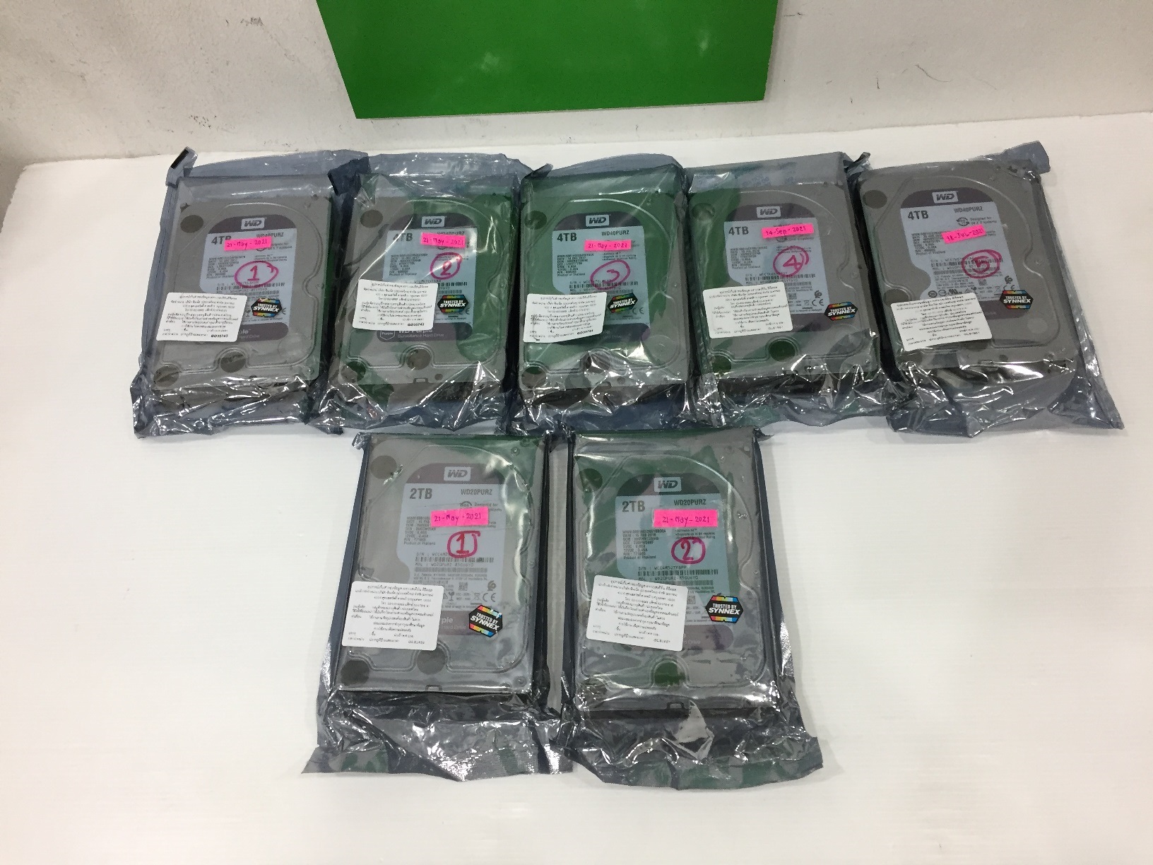 4TB. WD Purple ของใหม่ 05,07,09/2021